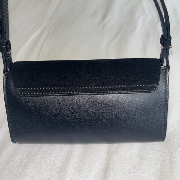 Chloe Faye Mini Crossbody Bag Wallet on Strap in Black - Picture 3 of 11